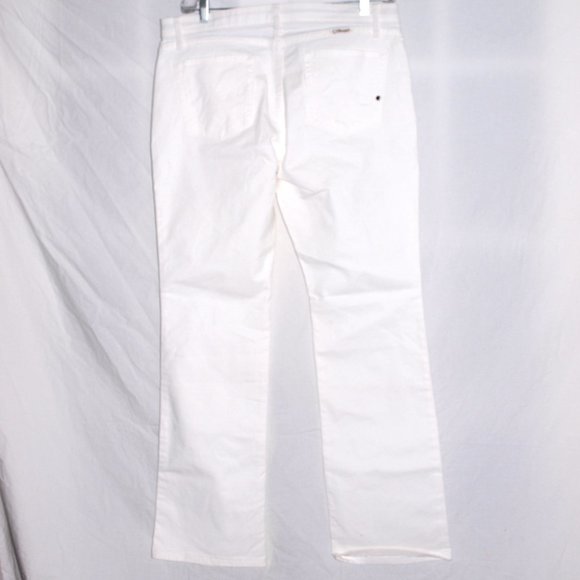 White Boot Cut Wrangler Q Baby Womens 33/15 X 34 - Picture 2 of 2